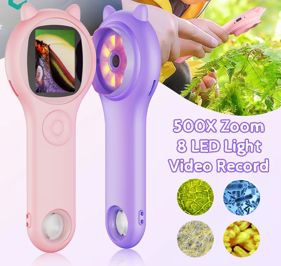 Mini Children's Electronic Microscope 500X