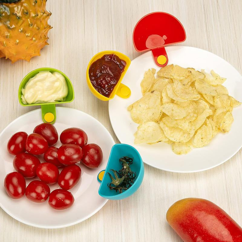 8 Piece Dip Clip Set for Bowls and Plates