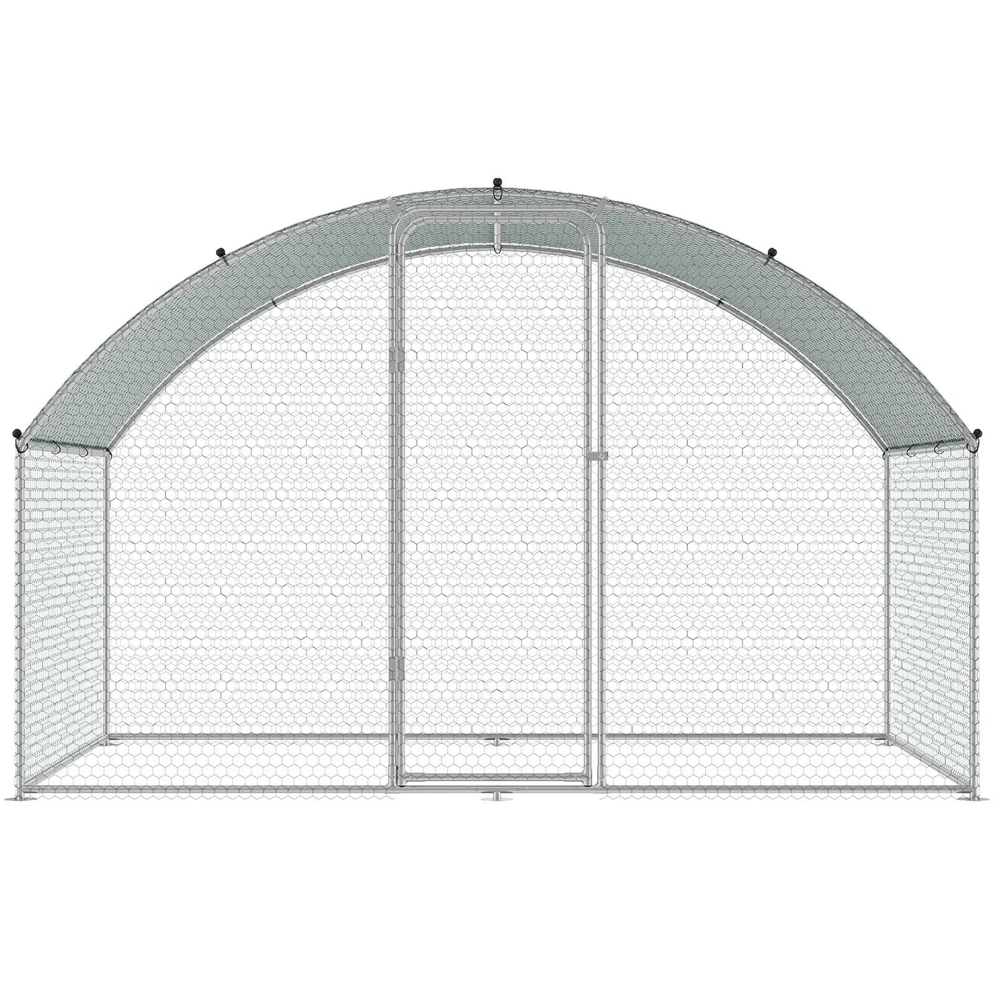 Walk In Chicken Coop, 9.8X6.5X6.5Ft