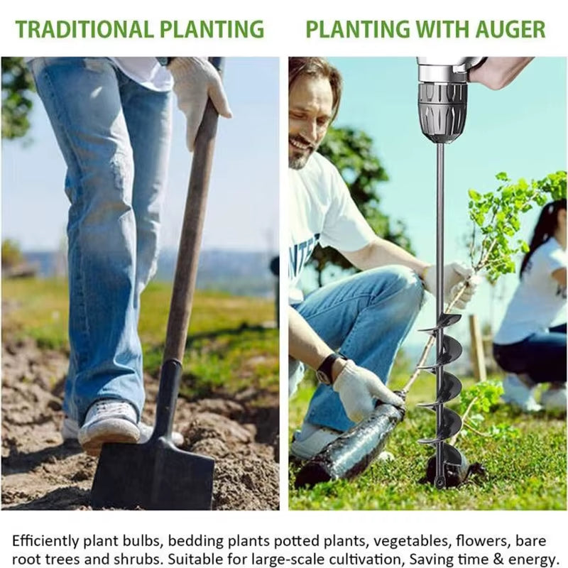 Garden Planting Spiral Drill Bit