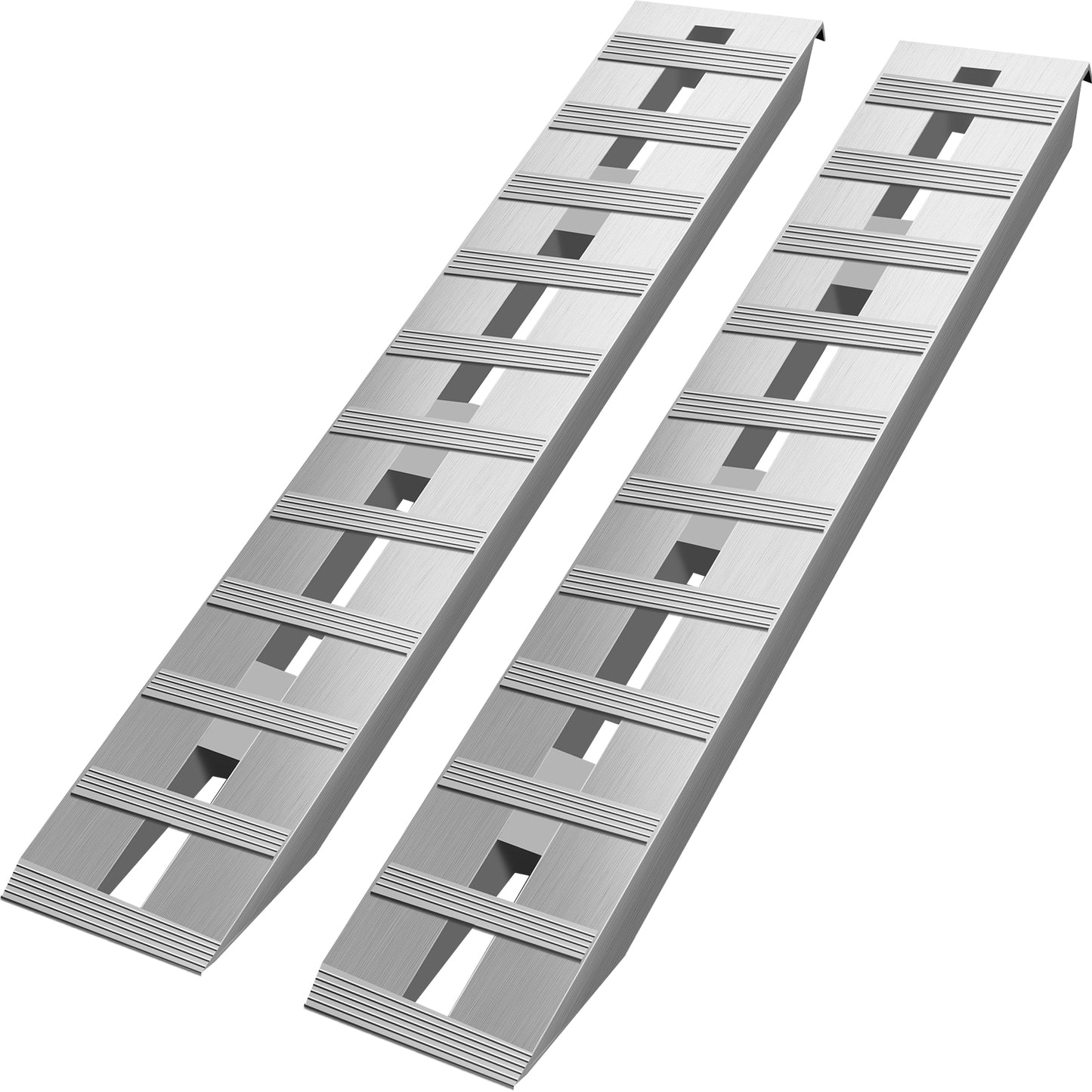 Aluminum Trailer Ramps  - 6000LBS Total Capacity - 60'' X 12'' X 2.5''