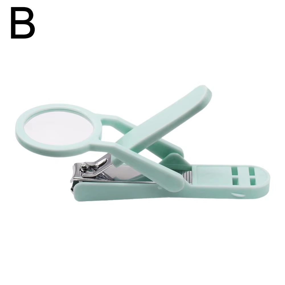 Nail Clipper with Magnifying Glasa