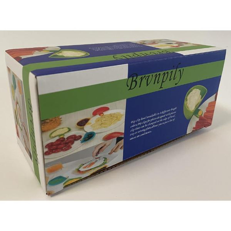 8 Piece Dip Clip Set for Bowls and Plates