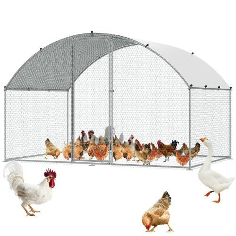 Walk In Chicken Coop, 9.8X6.5X6.5Ft