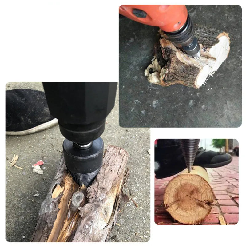 Firewood Splitting Drill Bit