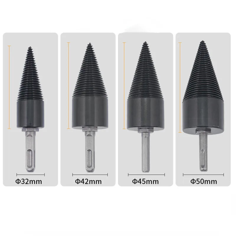 Firewood Splitting Drill Bit