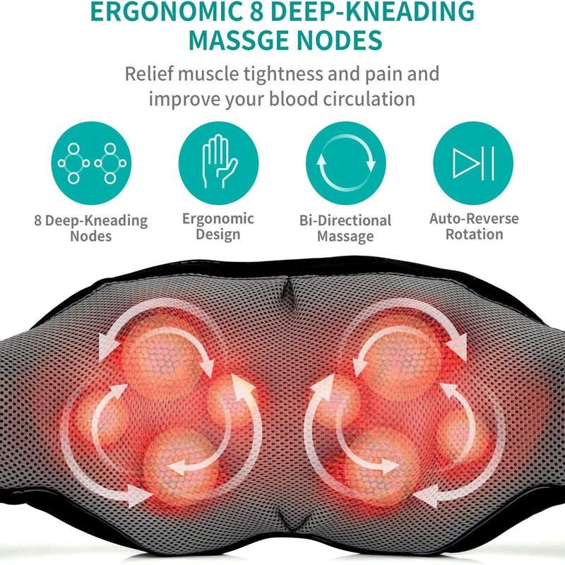 Shiatsu Neck and Back Massager with Soothing Heat