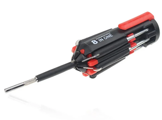 8 In 1 Screwdriver with LED Light