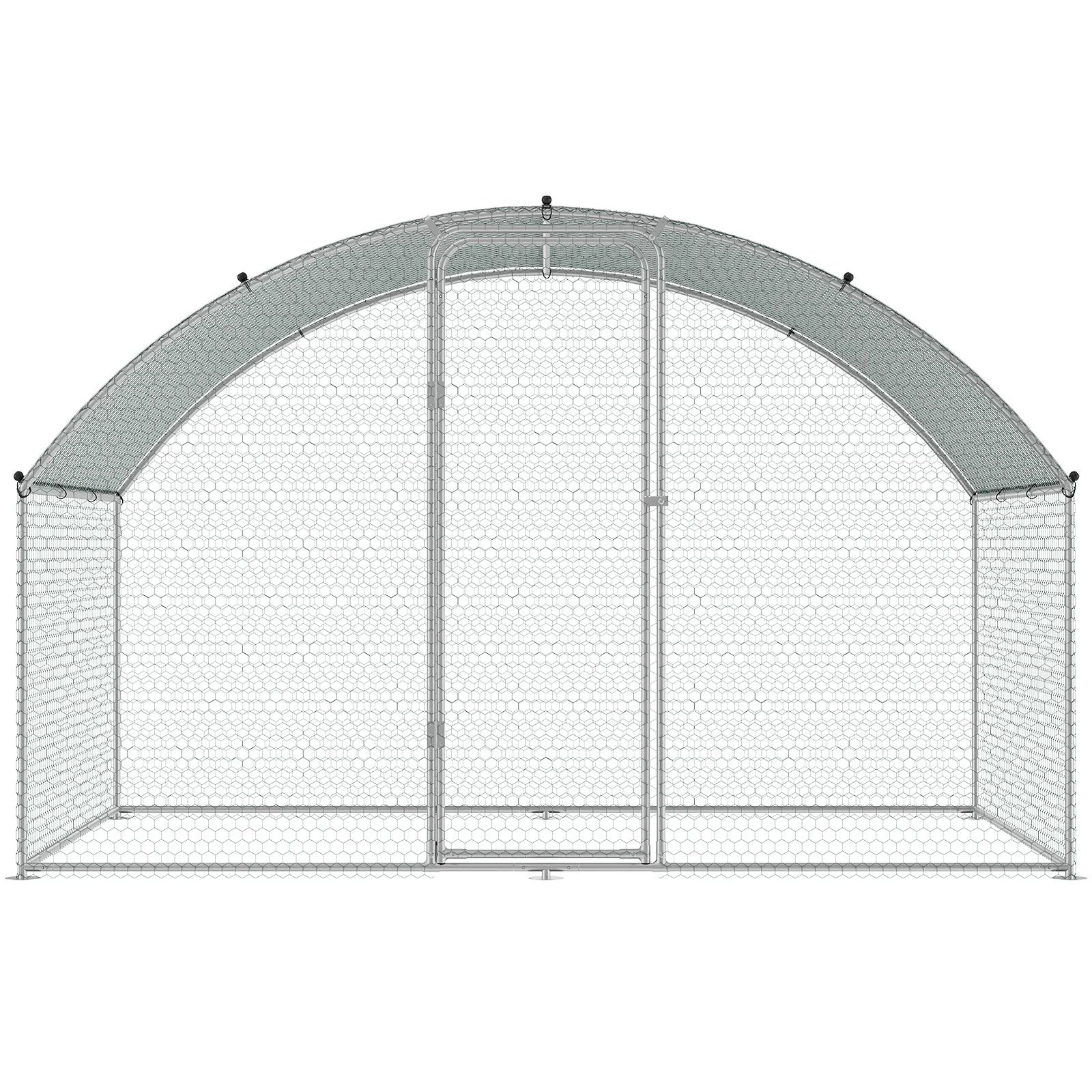 Walk In Chicken Coop, 9.8X6.5X6.5Ft