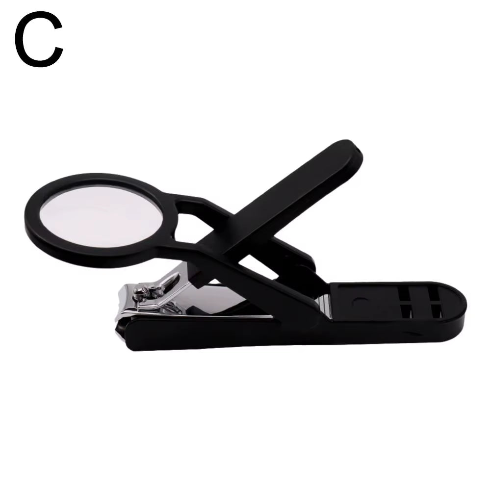 Nail Clipper with Magnifying Glasa