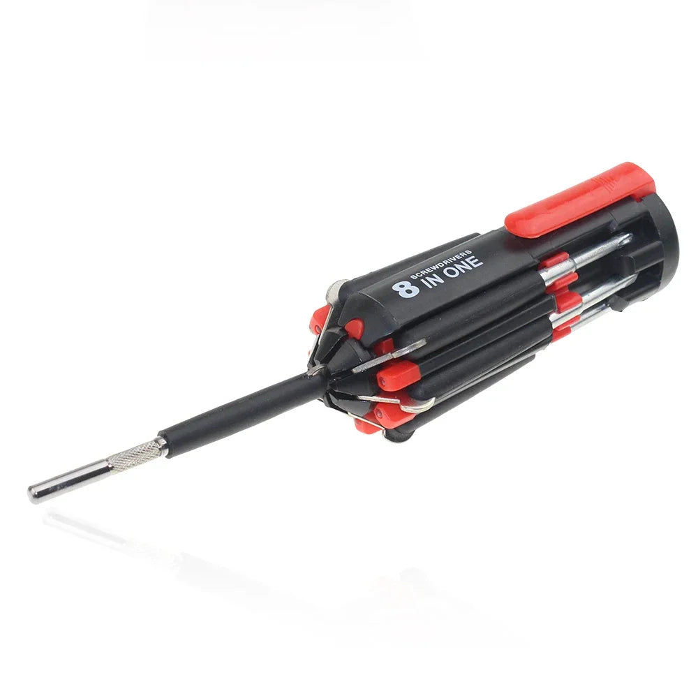 8 In 1 Screwdriver with LED Light