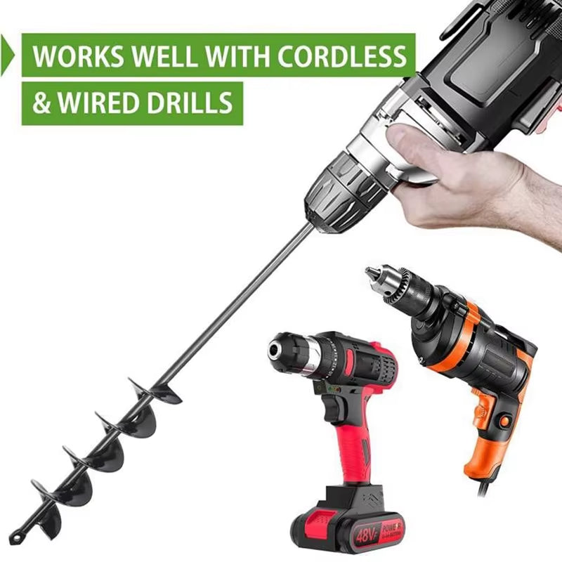 Garden Planting Spiral Drill Bit