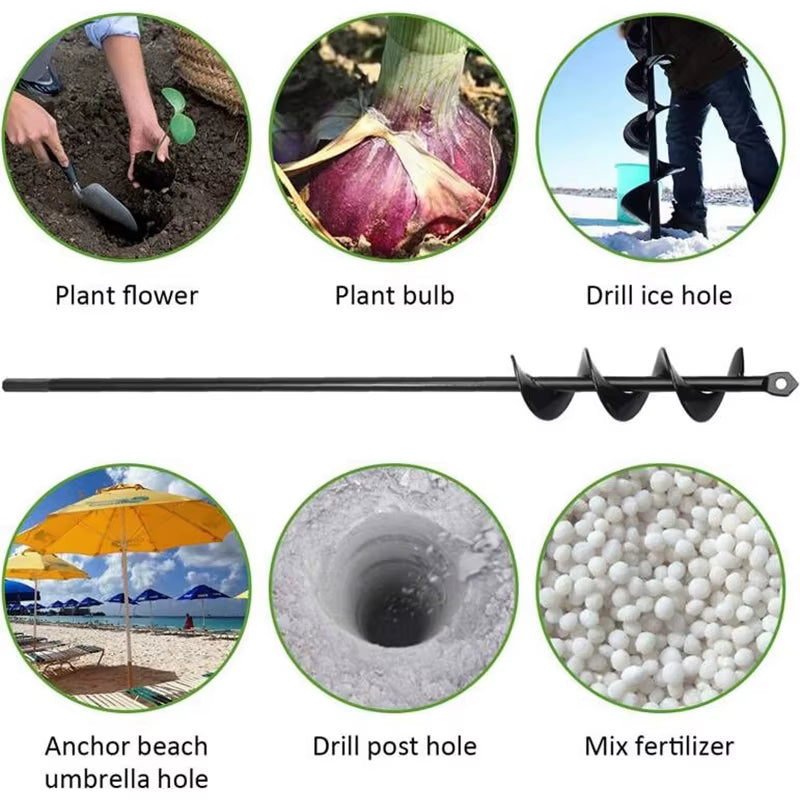 Garden Planting Spiral Drill Bit
