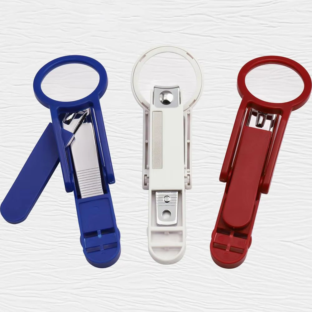 Nail Clipper with Magnifying Glasa