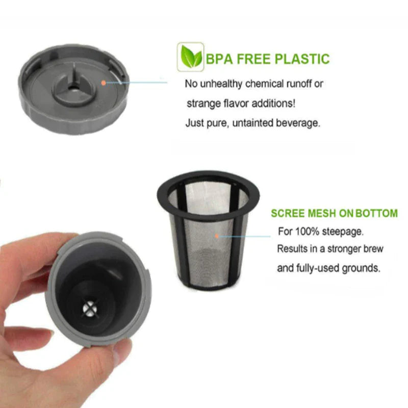 3 Pack My K-Cup Coffee Filter Reusable Replacement Refillable Holder for Keurig